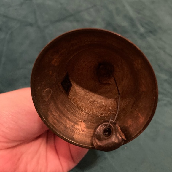 Vintage Metal Bell With Ram Top Detail - Picture 7 of 13